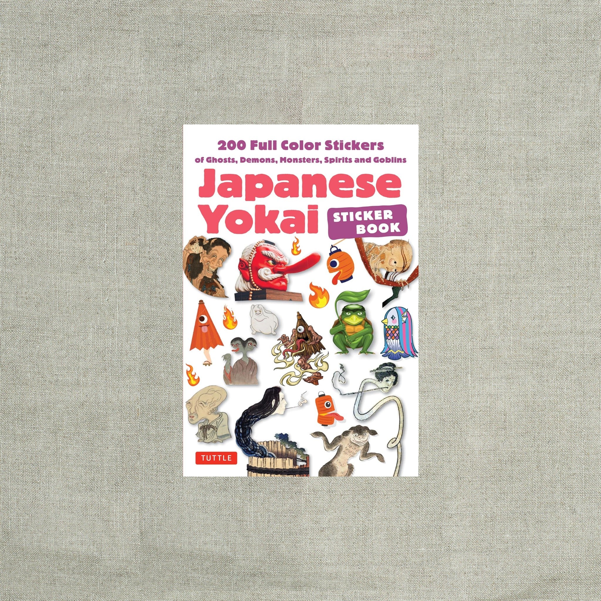 Japanese Yokai Sticker Book: 200 Removable Stickers of Ghosts, Demons, Monsters, Spirits and Goblins