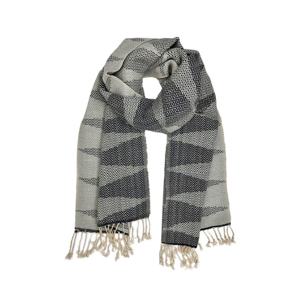 Cambodian Chevron Scarf - Eclipse