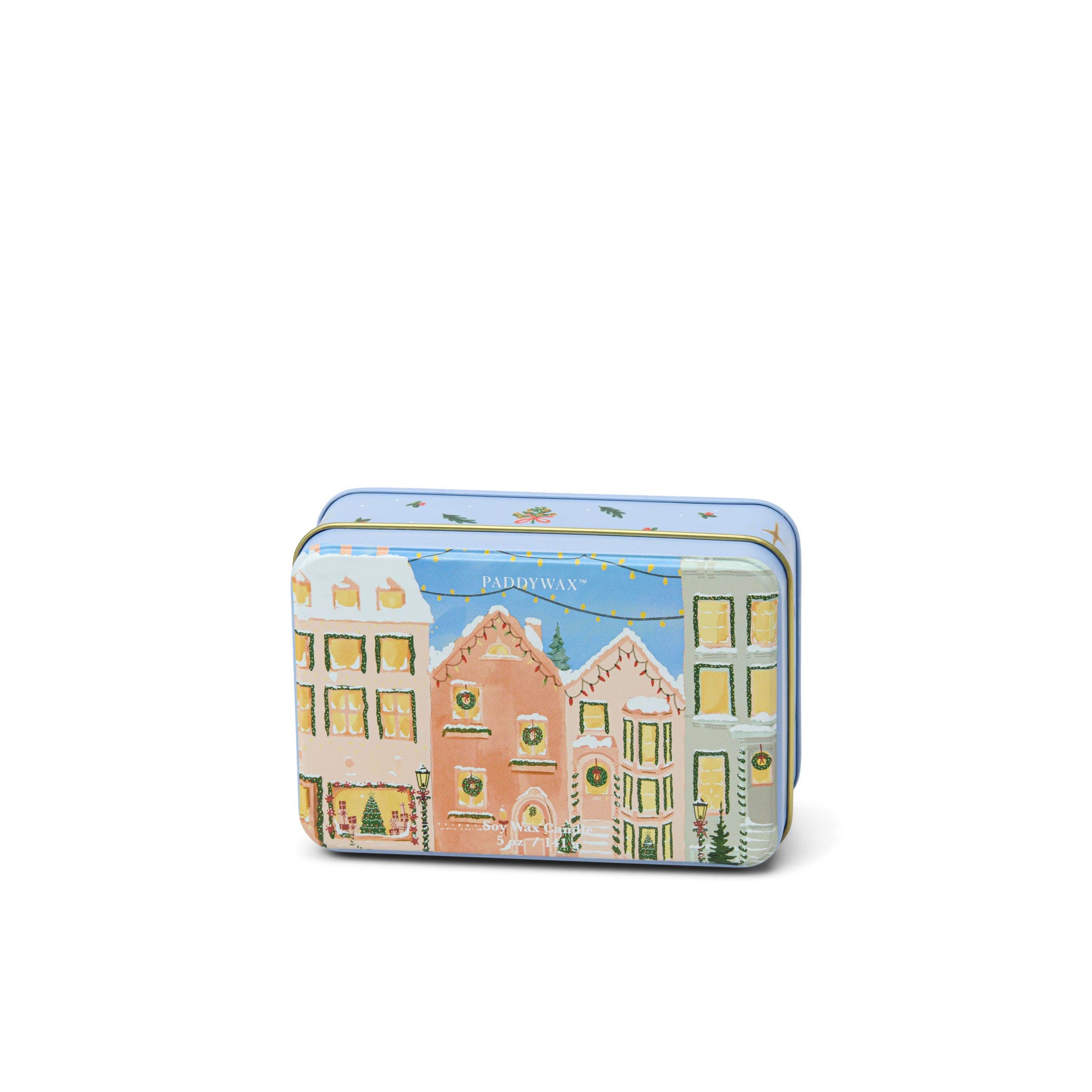 Holiday Candle Tin - Gingerbread and Vanilla (5 oz)