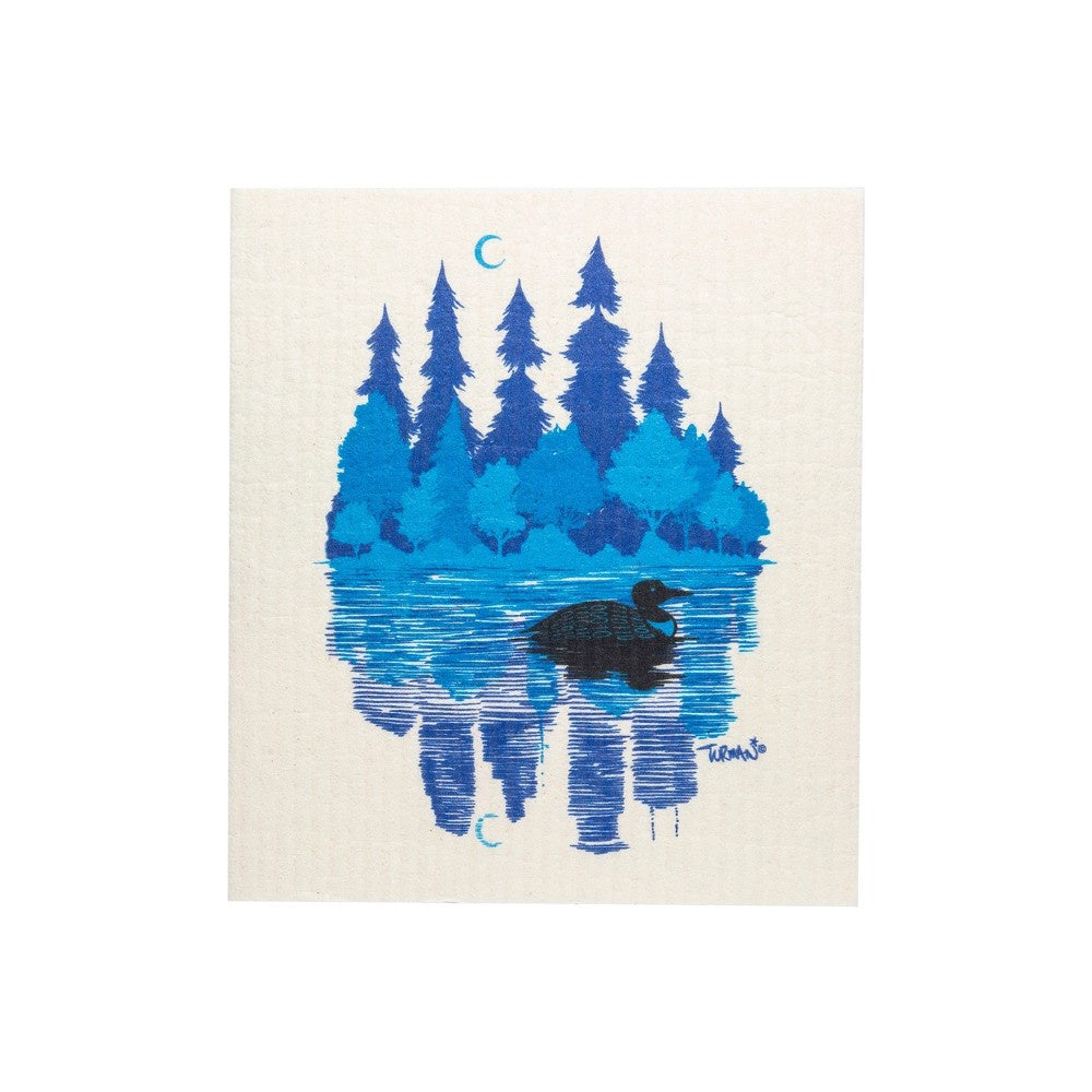 Loon Lake Swedish Dishcloth