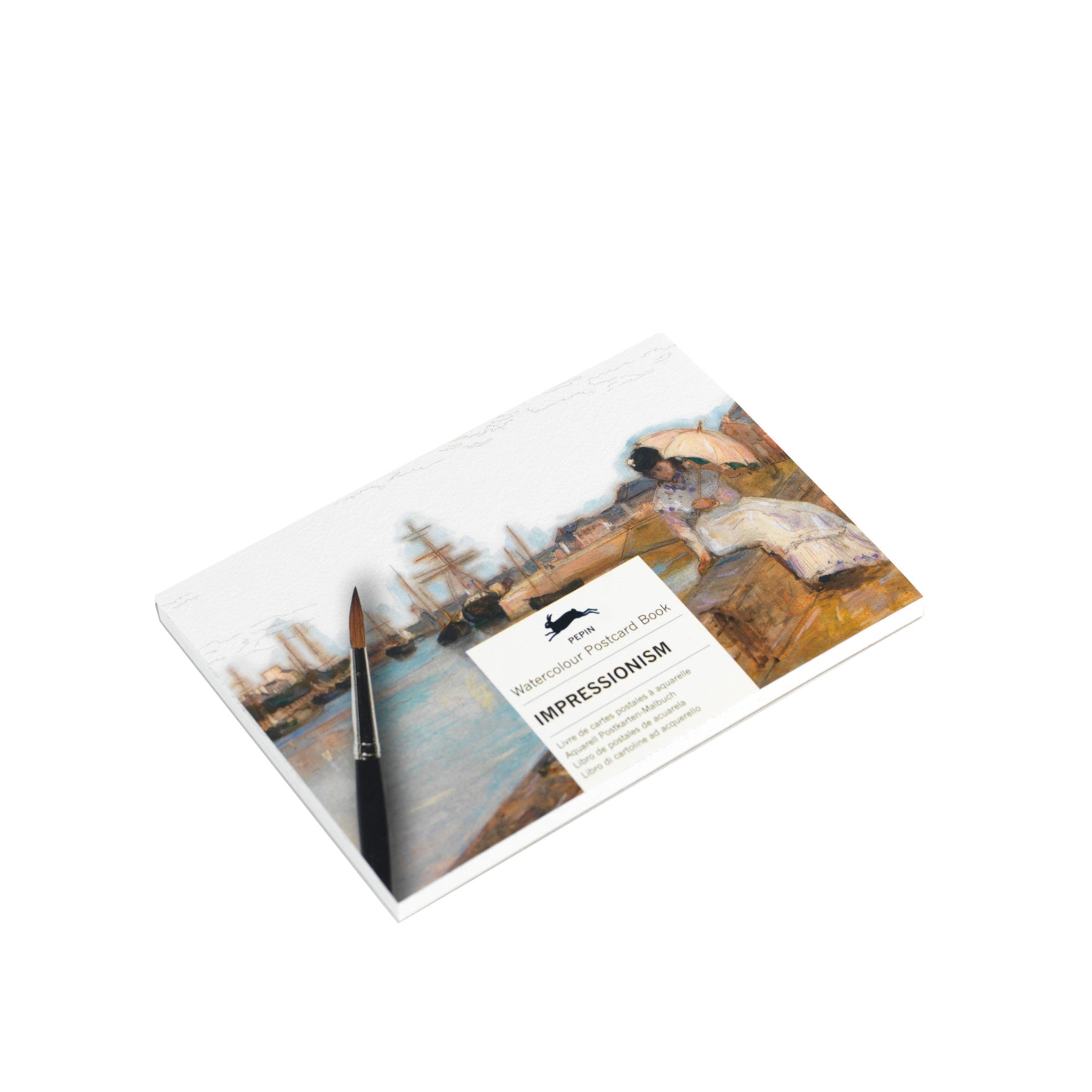 Watercolour Postcard Book - Impressionism