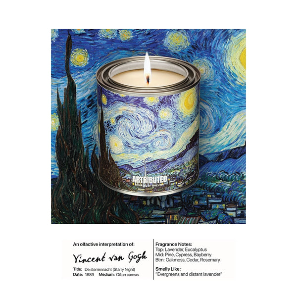 Van Gogh Starry Night Candle (11oz) - The Store at Mia