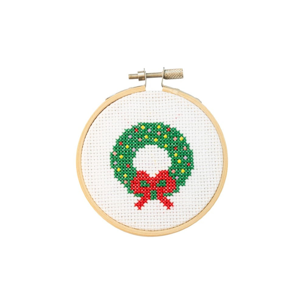Christmas Wreath Cross Stitch Kit