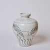 Rustic Porcelain Fern Vase