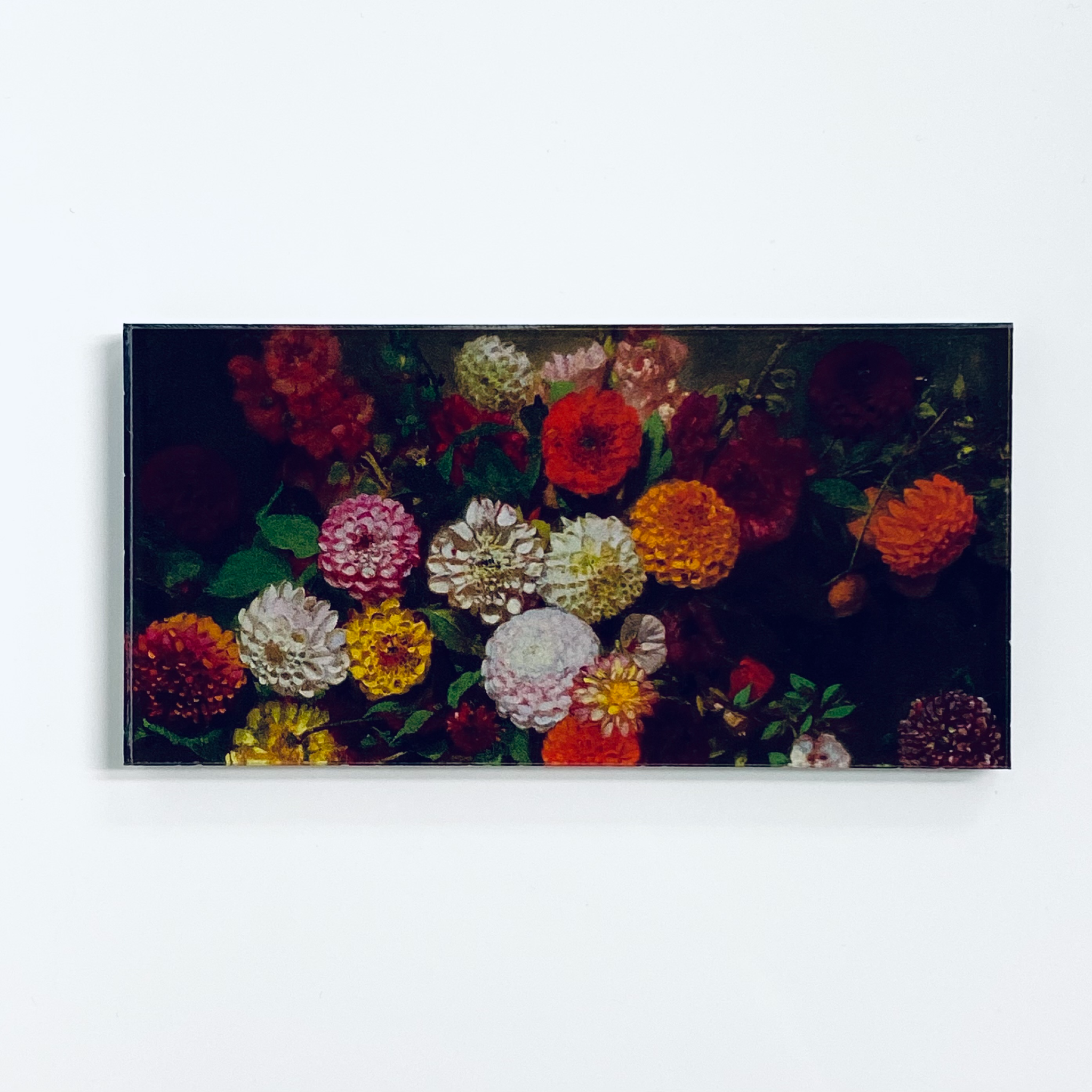 Acrylic Magnet: Still Life with Dahlias (Long Detail) - Delacroix