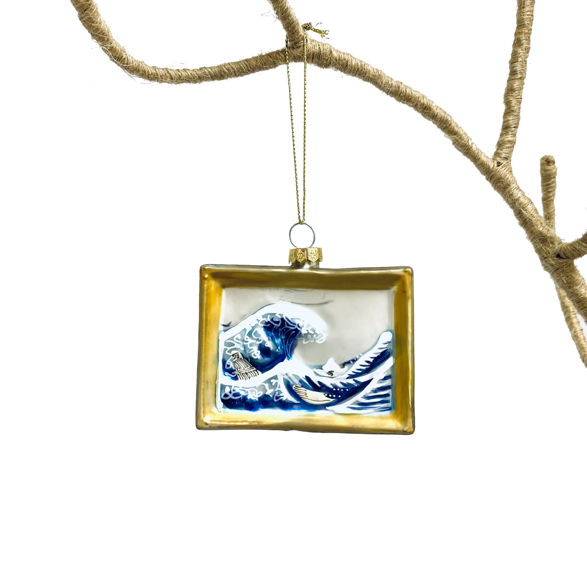 The Wave Painting Ornament