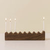 WAVE Wood Menorah