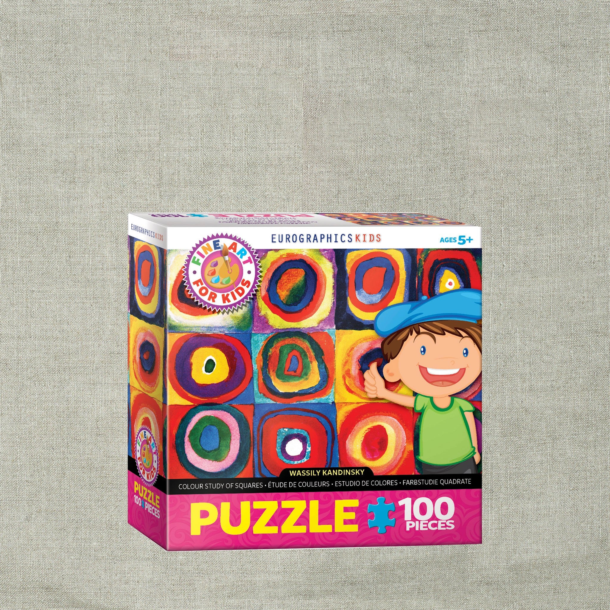 Wassily Kandinsky: "Colour Study of Squares" 100 Pc Puzzle