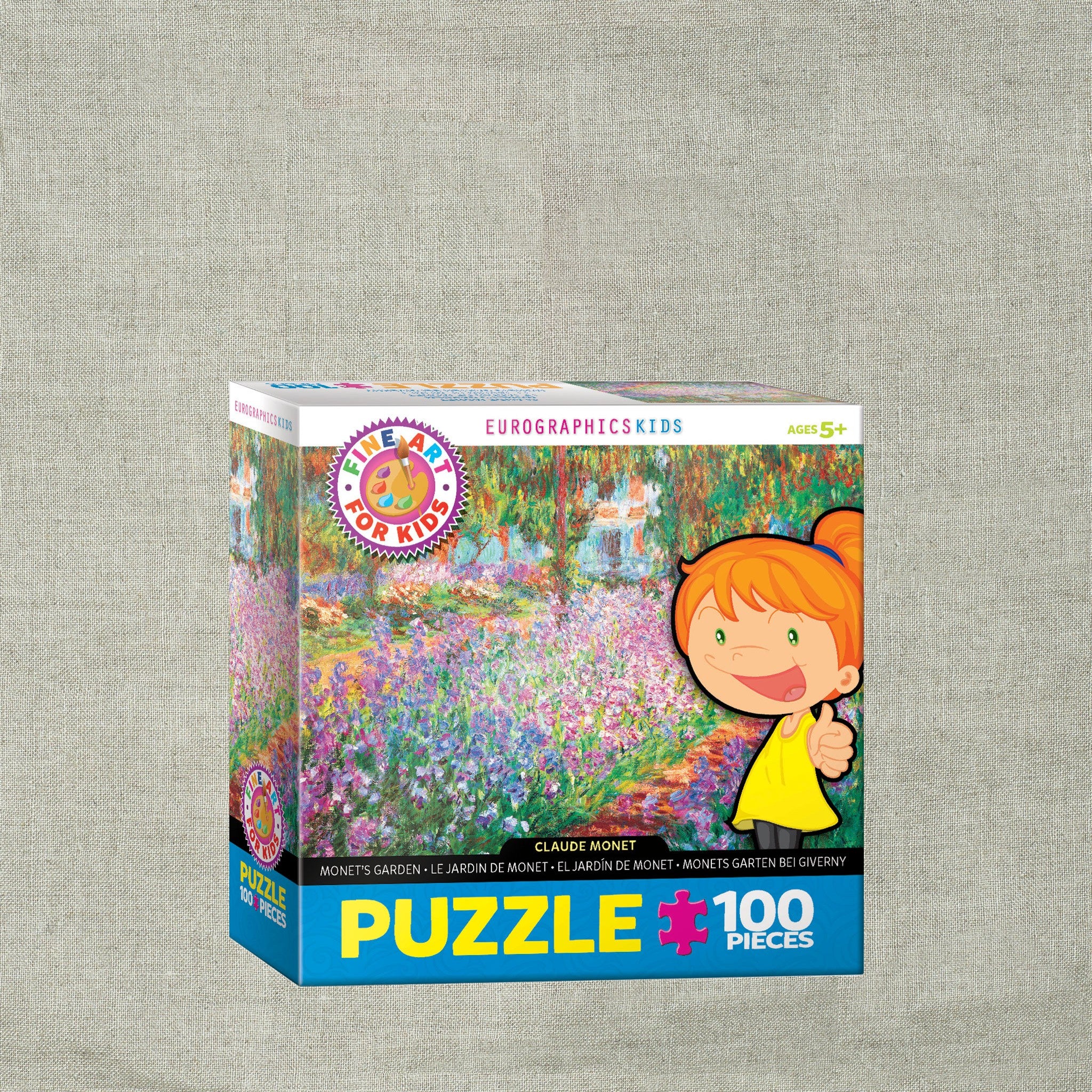 Claude Monet: "Monet's Garden" 100 Pc Puzzle