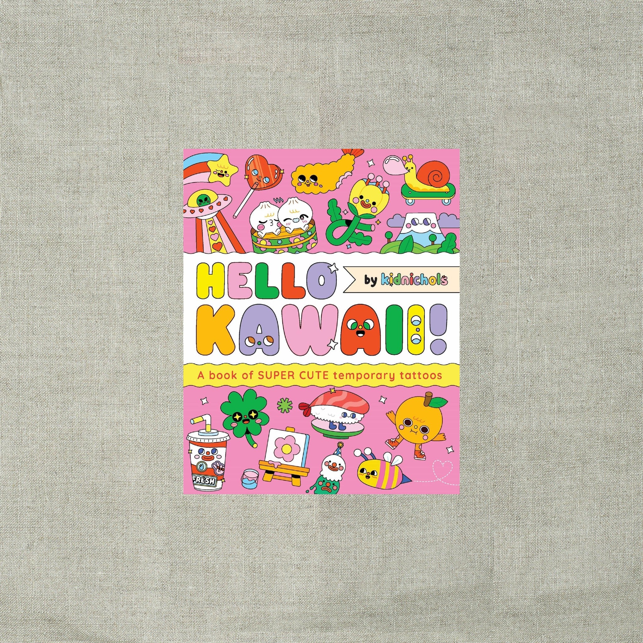 Hello Kawaii!: A book of super cute temporary tattoos