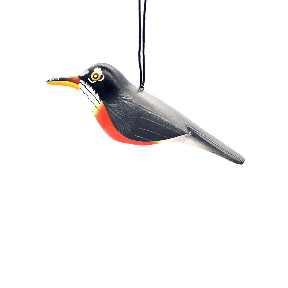 Balsa Ornament - American Robin