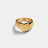 Amore Heart Gold Ring