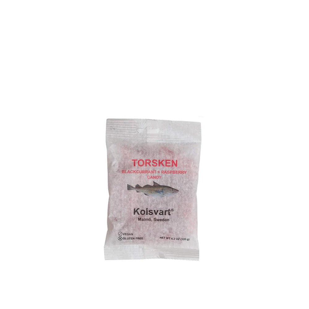 Torsken Blackcurrant & Raspberry Swedish Fish Candy