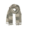 Cambodian Chevron Scarf - Flax