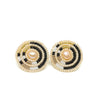 Circle Direction Pearl Stud Earring