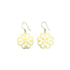 Brass Clover Earrings