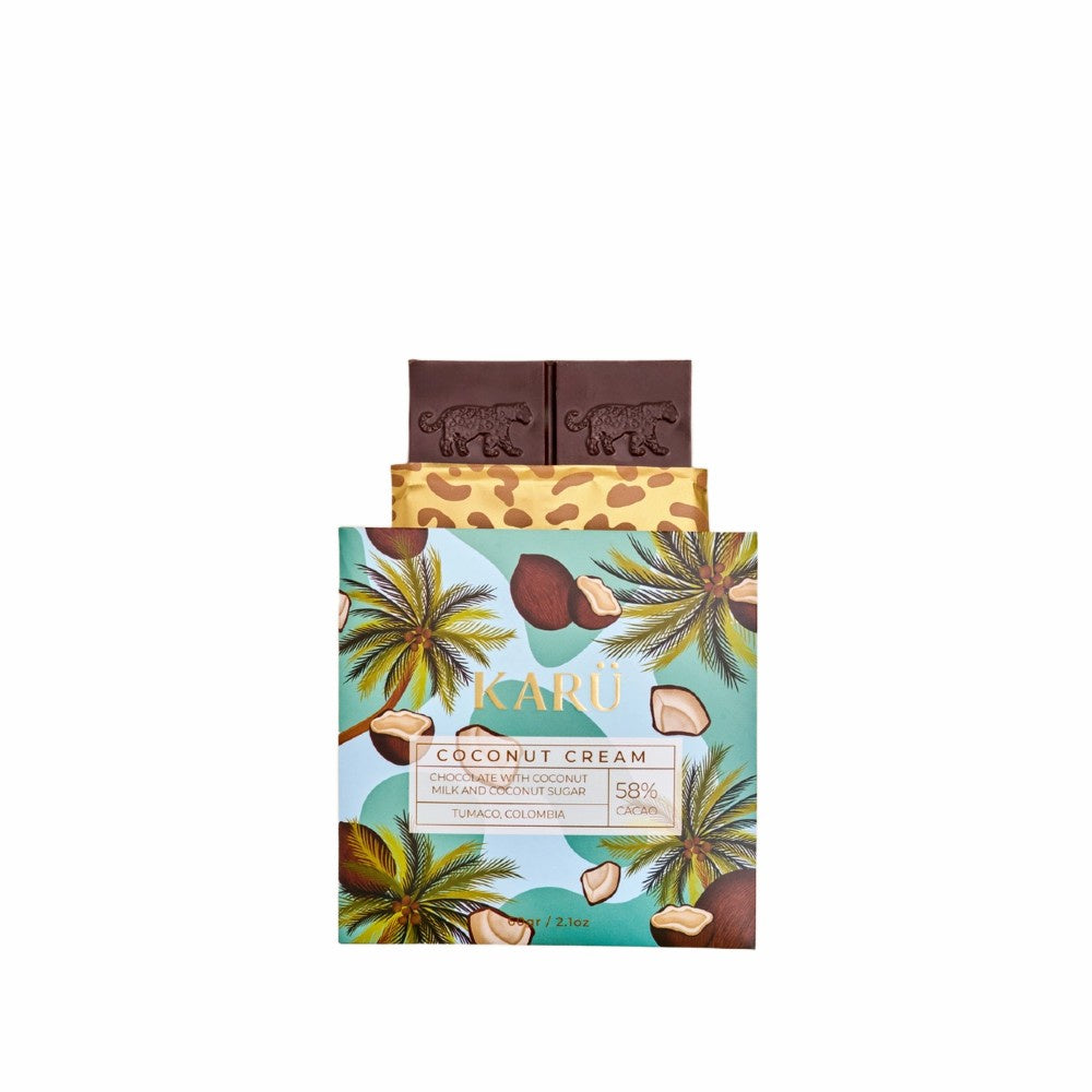 Vegan Coconut Cream 58% Milk Chocolate Bar