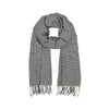 Cambodian Geometric Scarf - Black