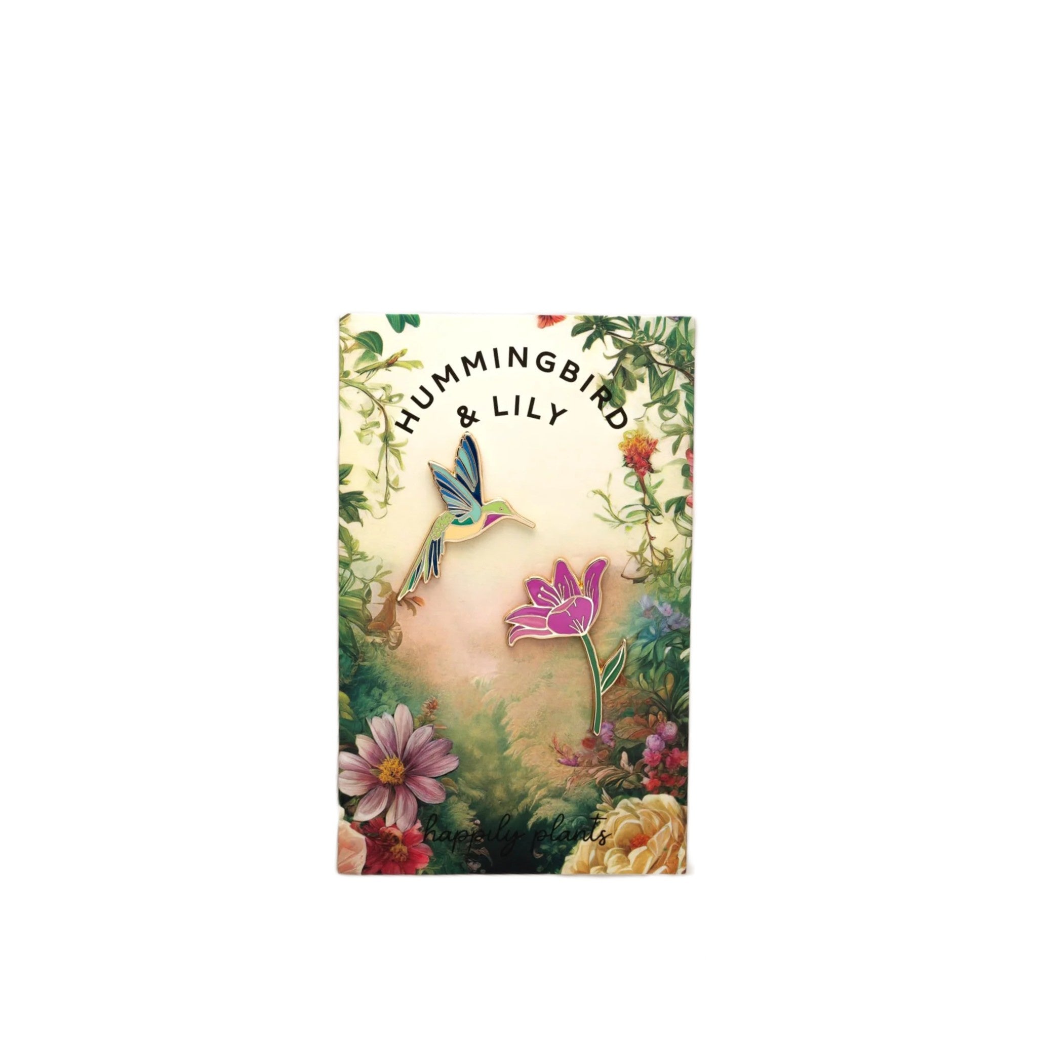 Happily Plants Enamel Pin Duo