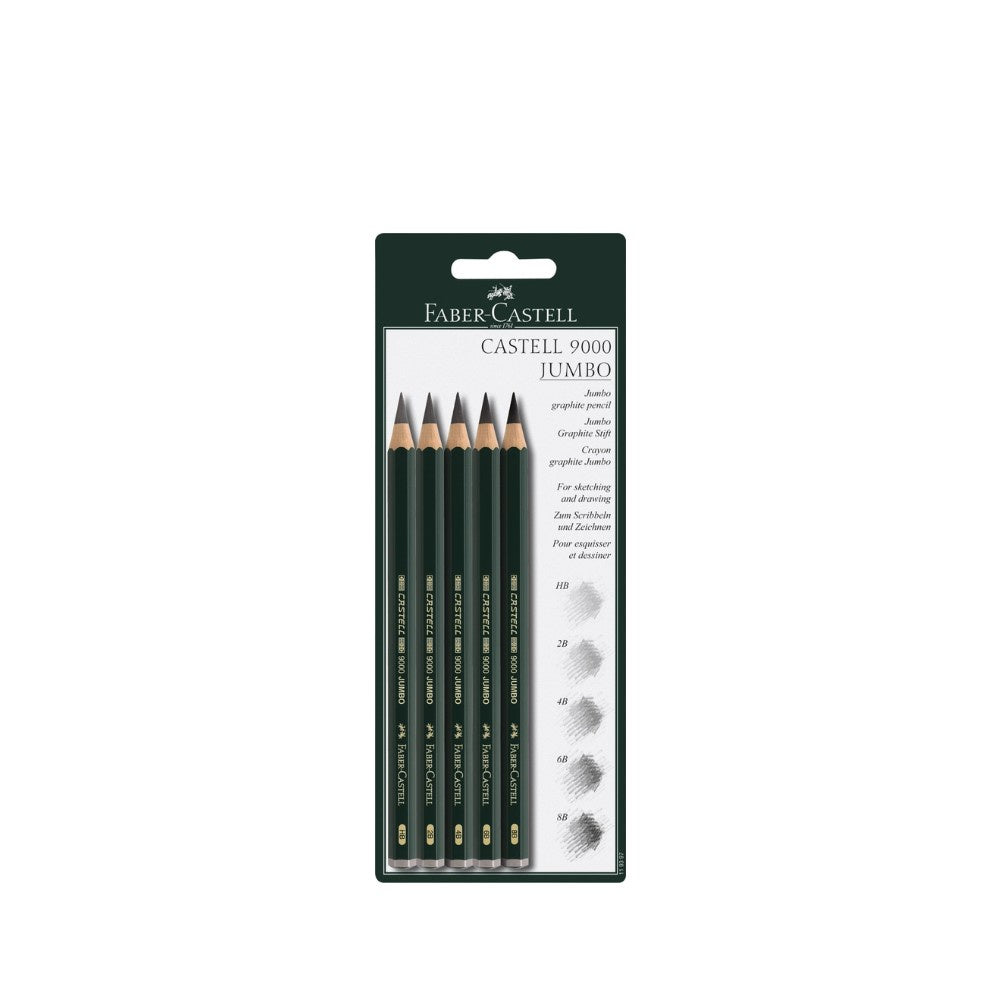 9000 Jumbo Graphite Pencil Set - 5 Pc