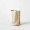 "Le Papier" Matte White Ceramic Vase