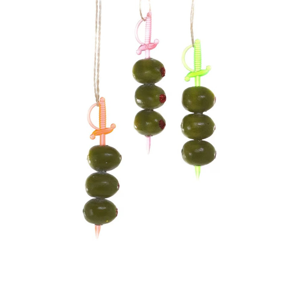 Cocktail Olive Spear Ornament