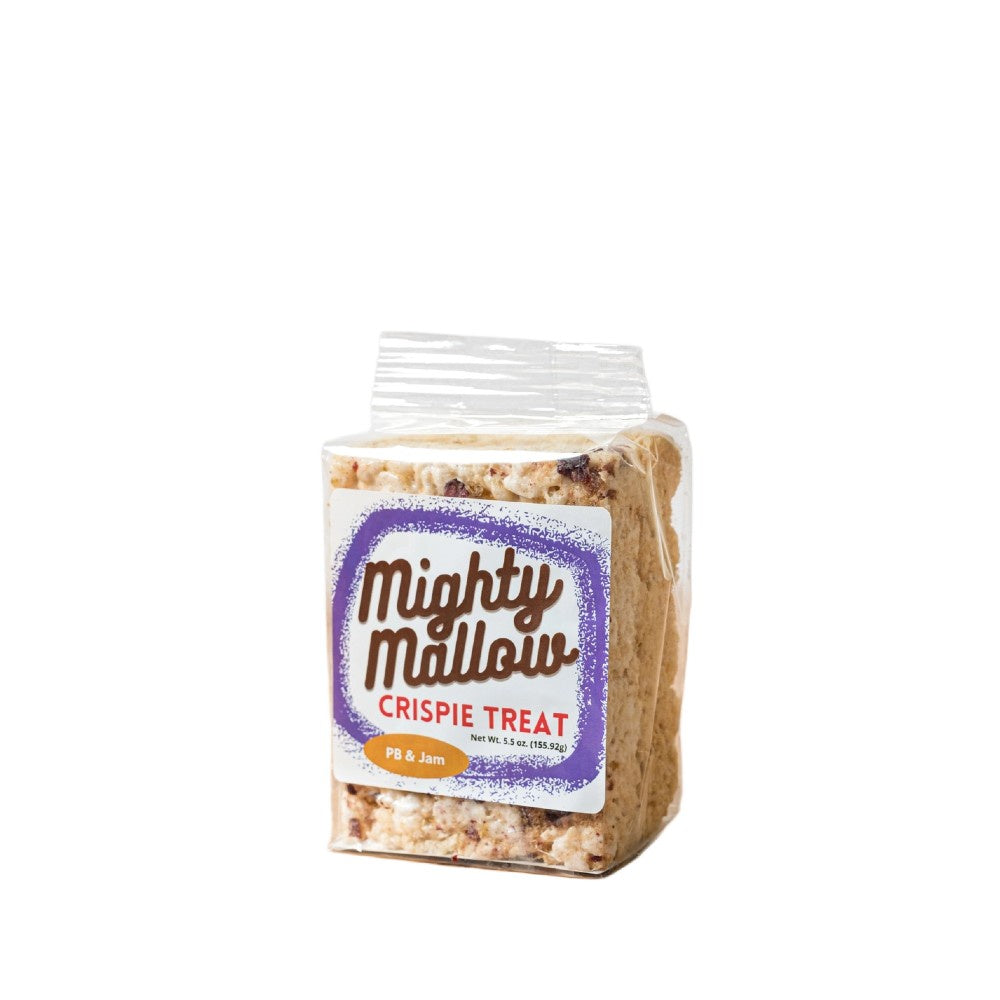 Pb & Jam Crispie Treat
