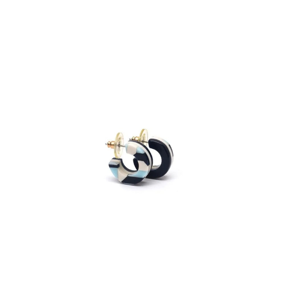 Panorama Ideal Mar Azul Hoop Earrings
