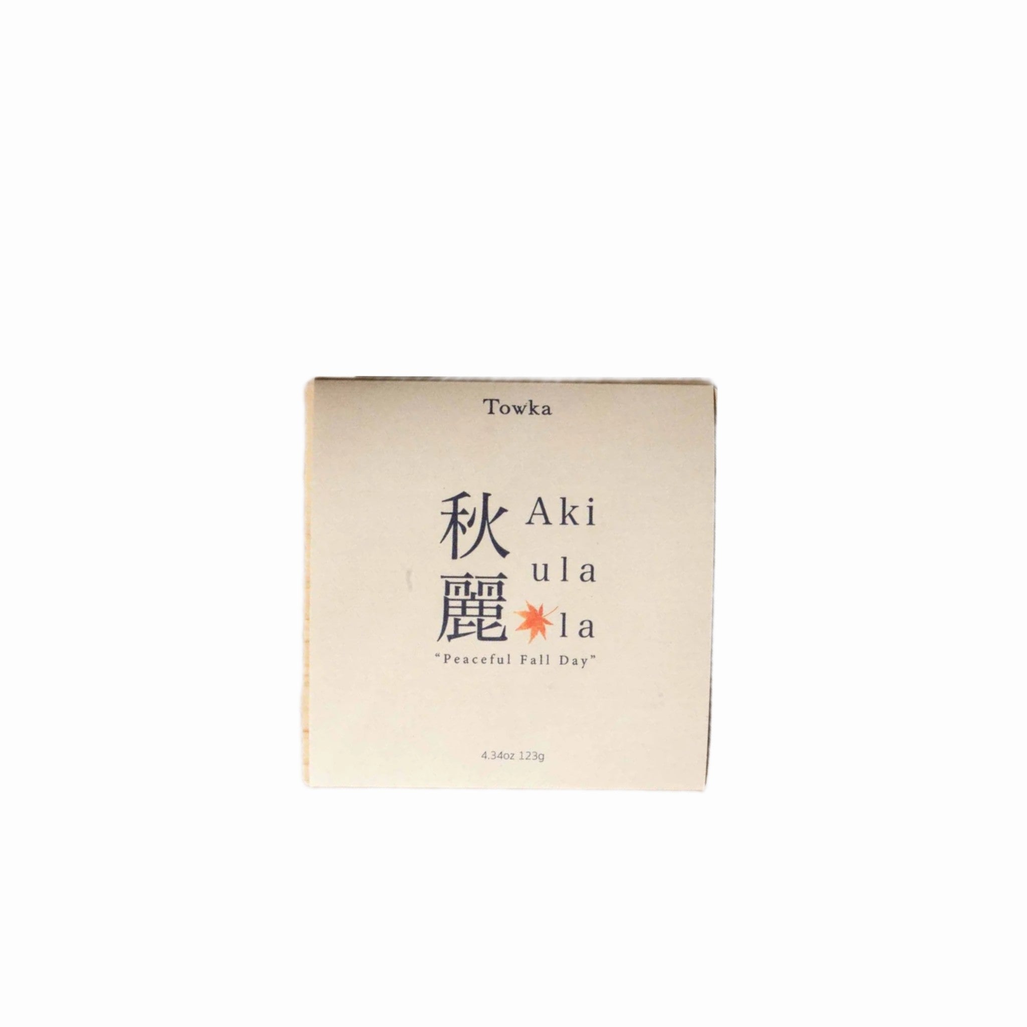 "Peaceful Fall Day" Cypress Masu Box Candle