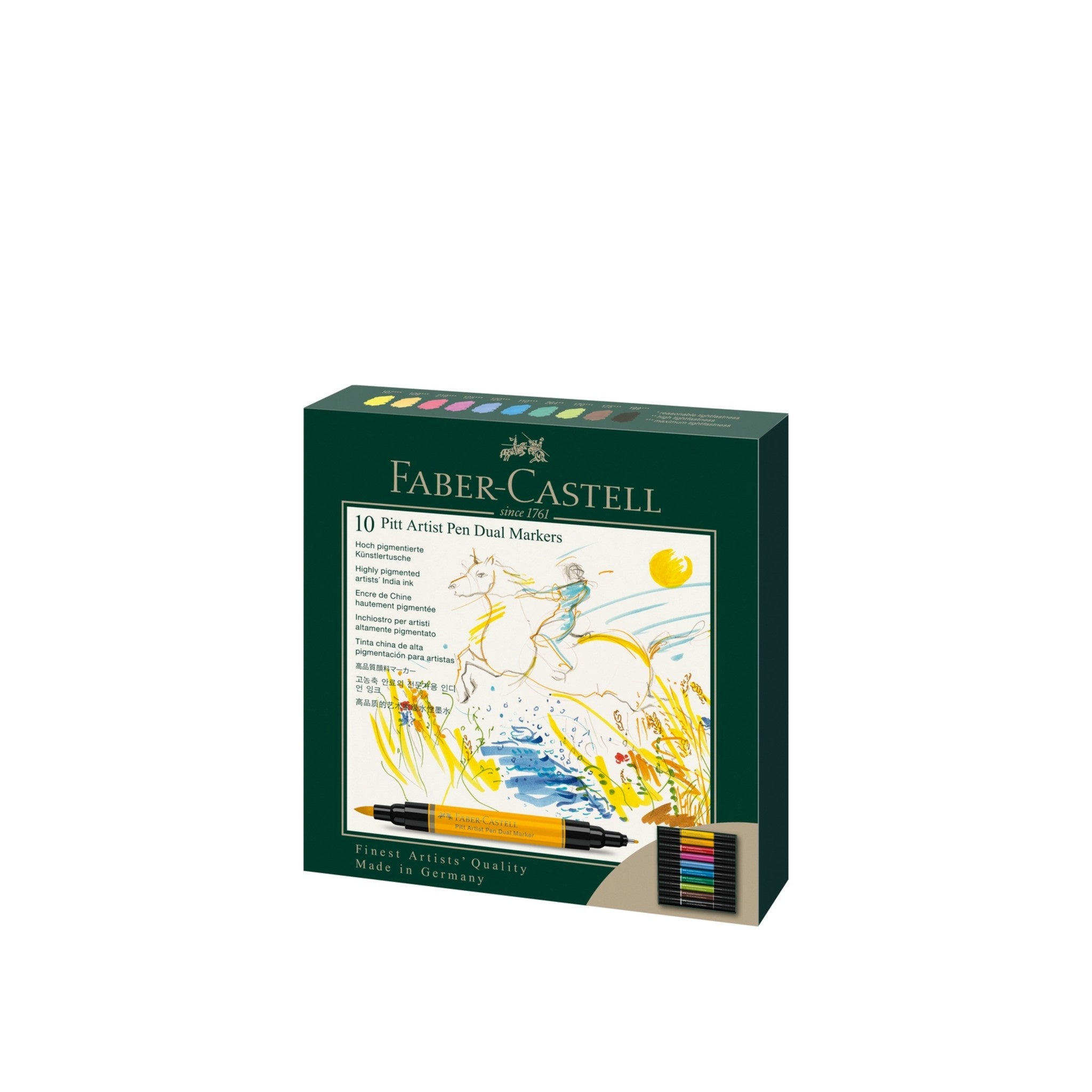 Pitt Artist Pen Dual Markers - 10 Pc