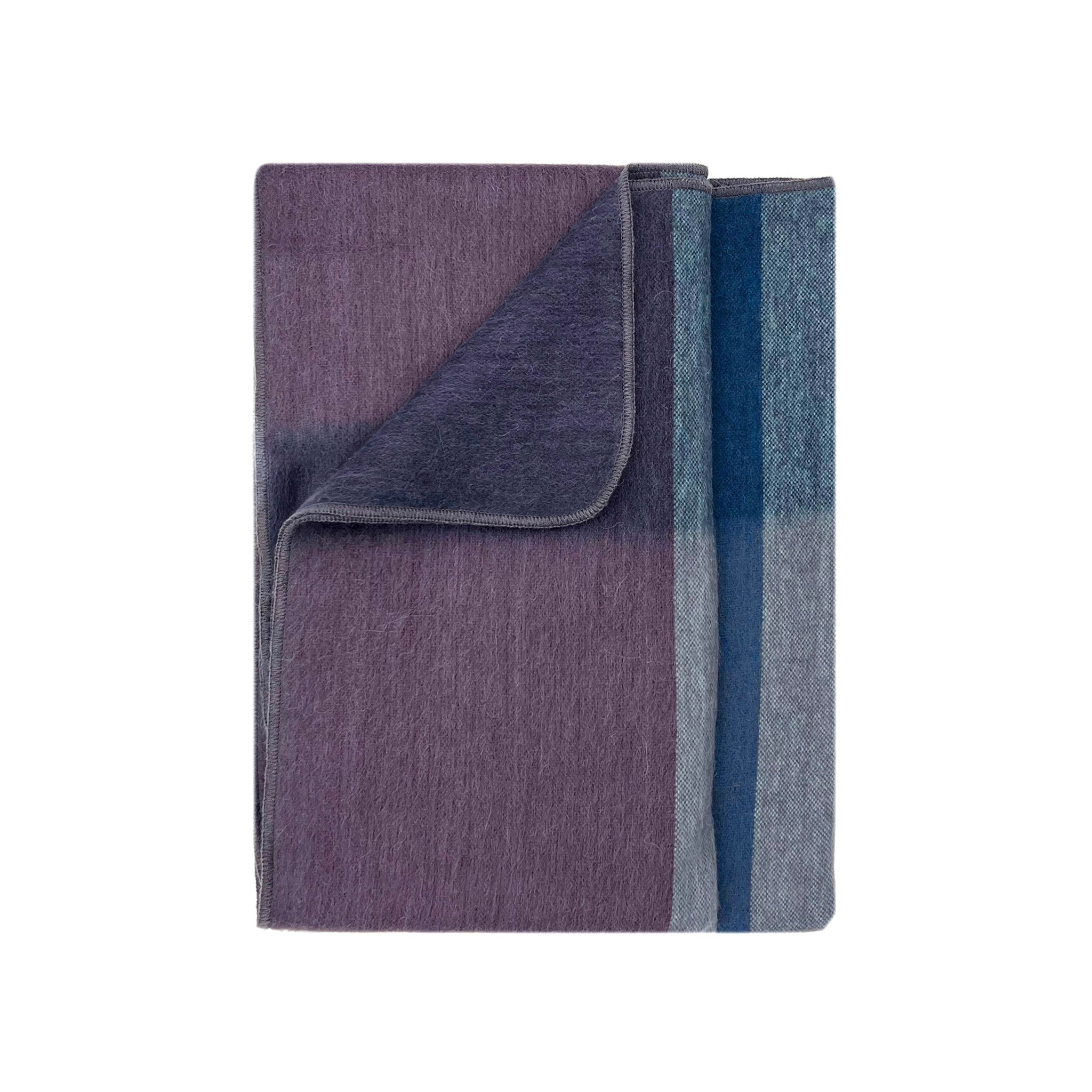 Alpaca Throw Blanket - Plum