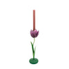 Tulip Candleholders 12" - Purple