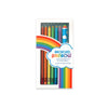 Recycled Rainbow Pencil & Eraser Set