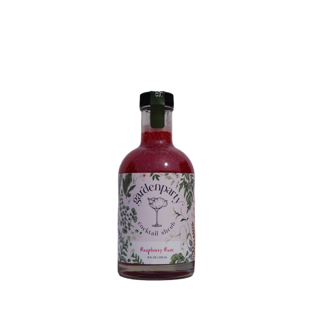 Raspberry Rose Cocktail Shrub