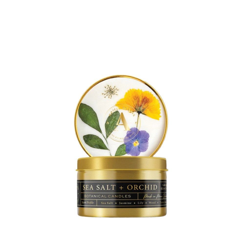 Bohemian Botanical Candle - Sea Salt + Orchid