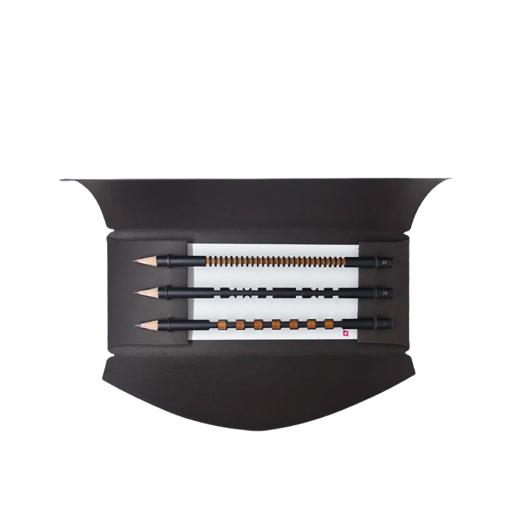 Laser Sculpted Pencil Set - 3 Pc