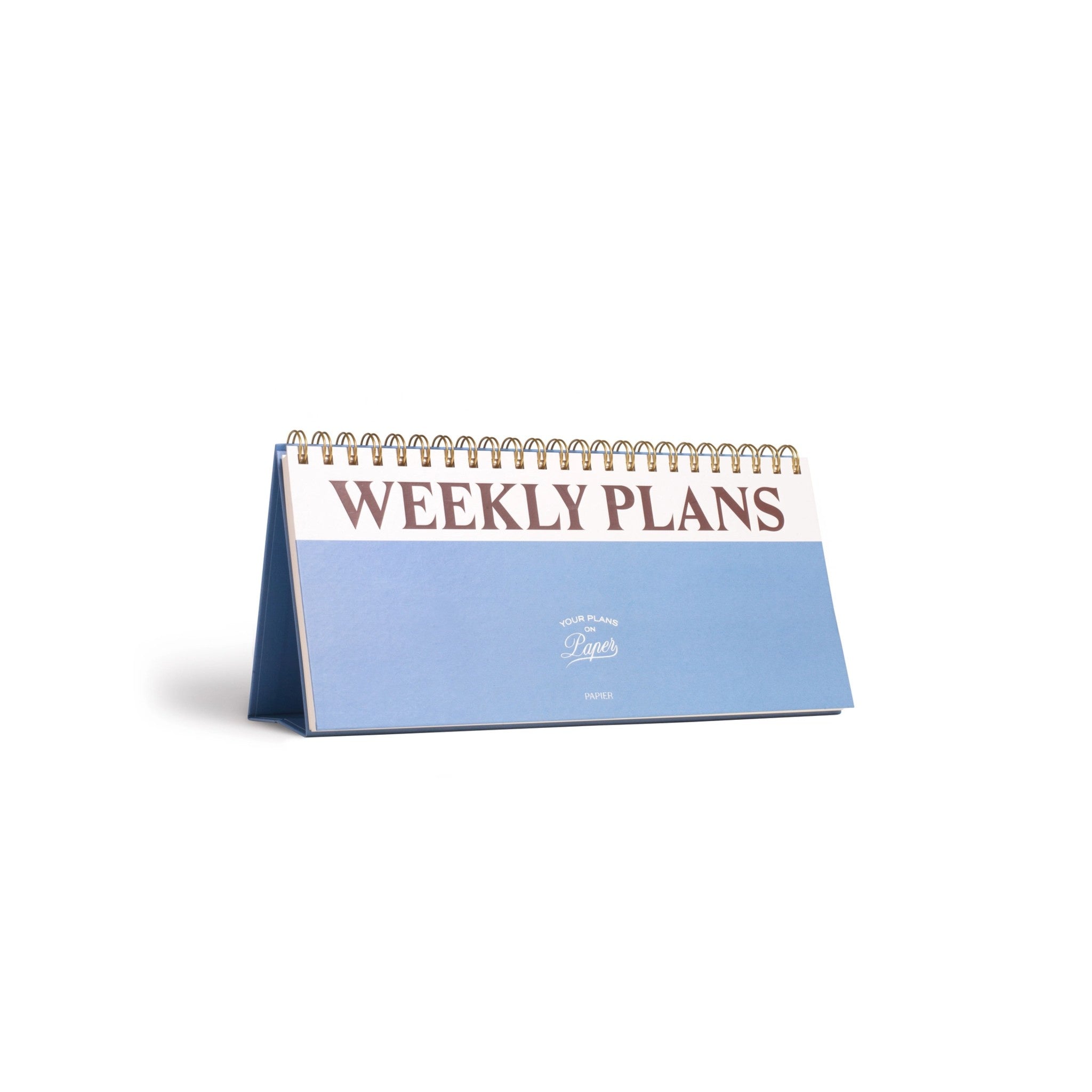 Undated Spiral Weekly Desk Planner