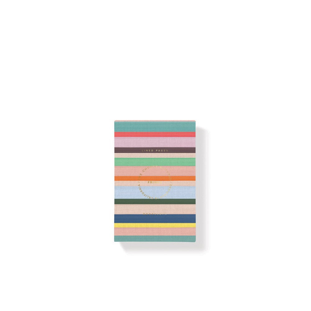 Bold Stripe Bookcloth Notepad