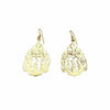 Brass Khmer Temple Earrings