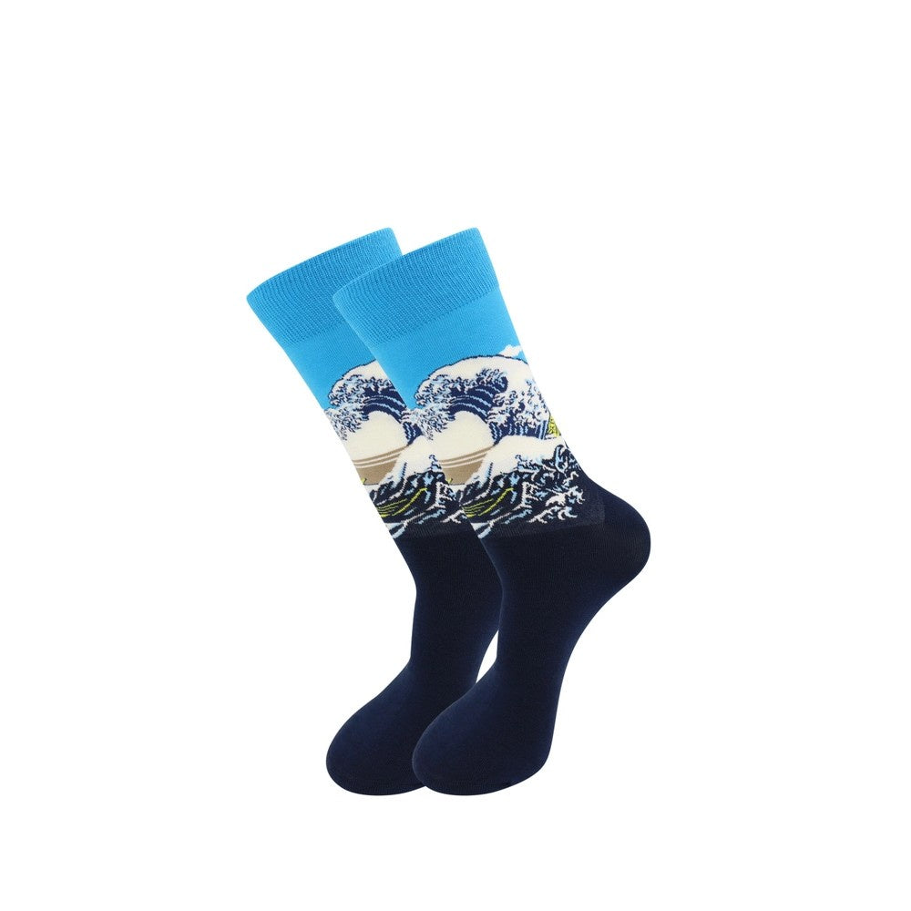"The Great Wave Off Kanagawa" Art Socks