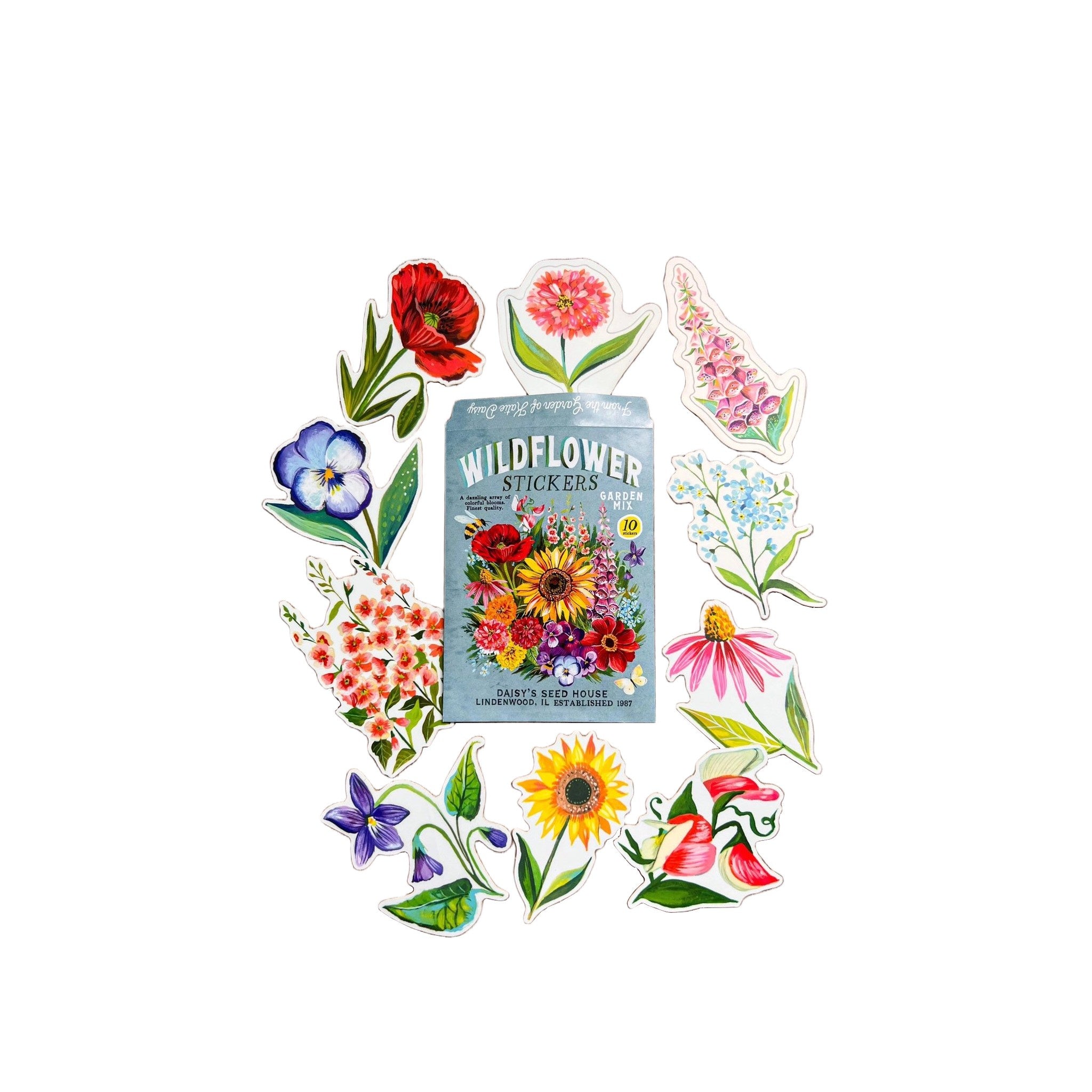 Katie Daisy Wildflower Sticker Pack