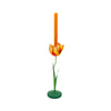 Tulip Candleholders 12" - Yellow/Red