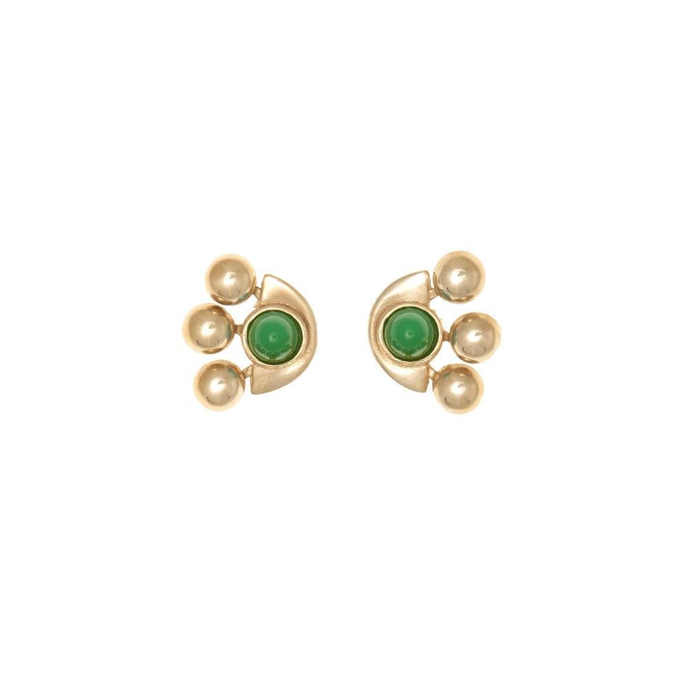 Lido Earring - PINE/BRASS