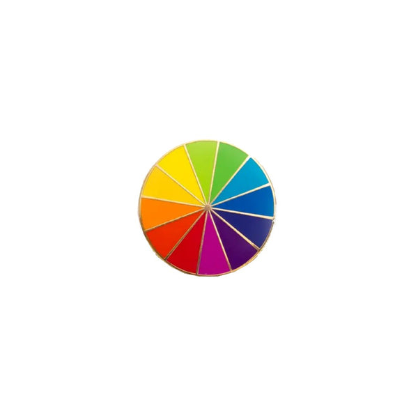 Mini Rainbow Color Wheel Enamel Pin - The Store at Mia - Minneapolis ...