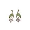 Purple Blossom Minuet Earring