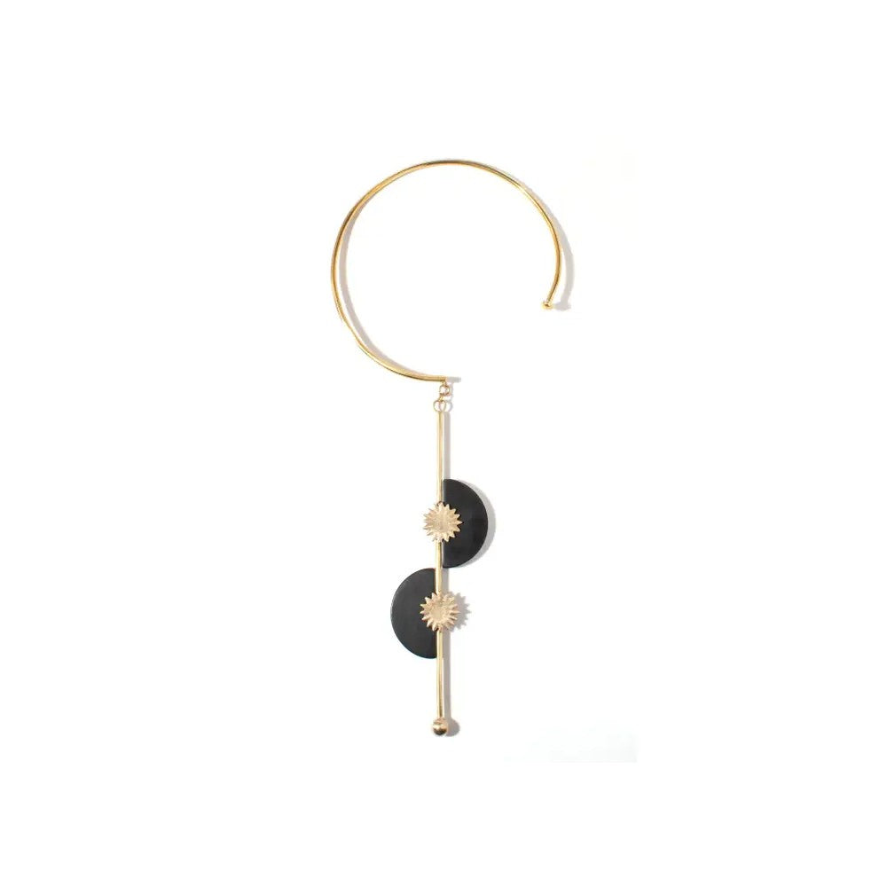 Aurora Collar - BLACK/BRASS
