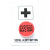 Dismantle Systemic Racism Pinkback Button - 1.25"