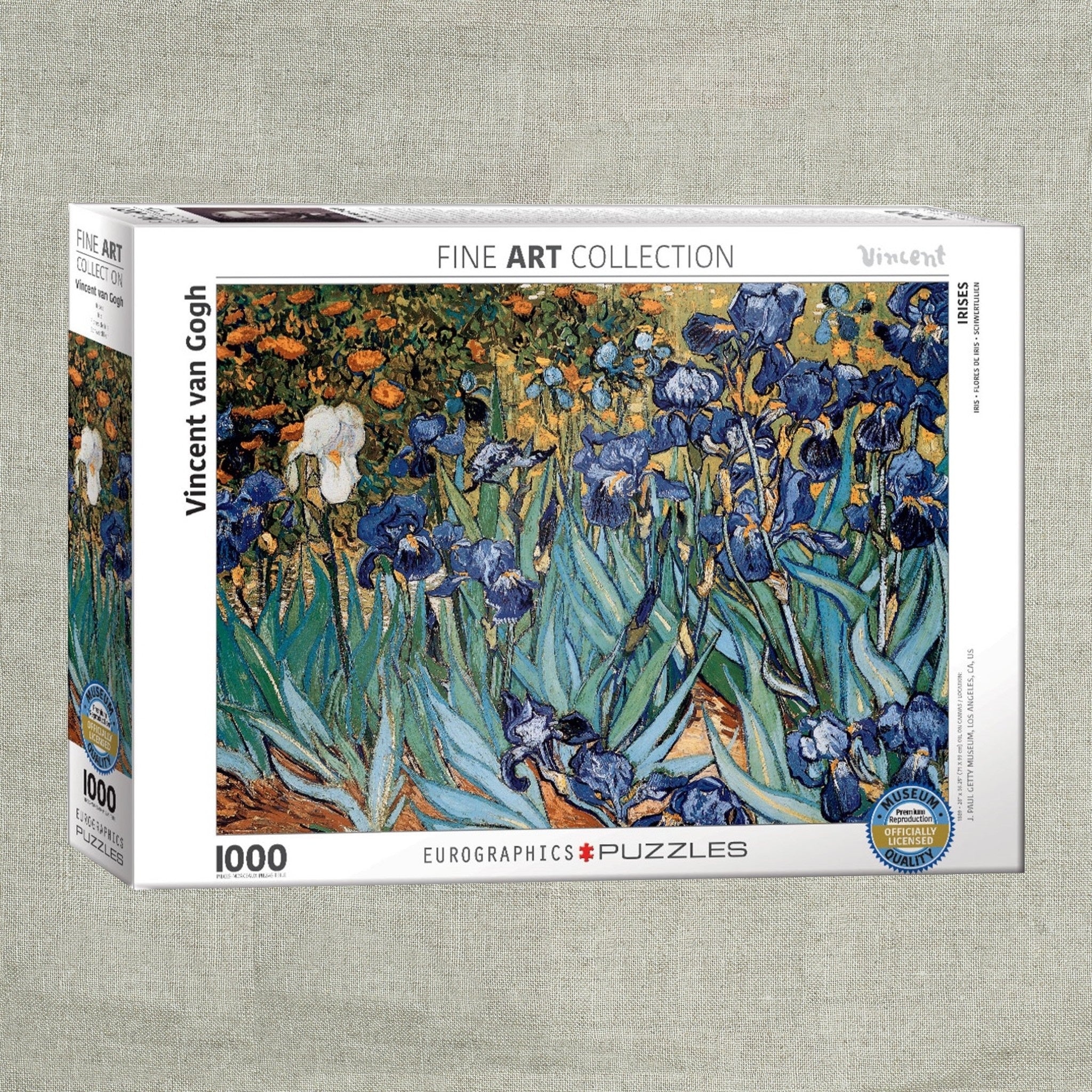 van Gogh: "Irises", 1000 Pc Puzzle