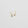 Tiny Pearl Gold Stud Earrings