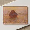 Acrylic Magnet: Grainstack, Sun In the Mist - Monet